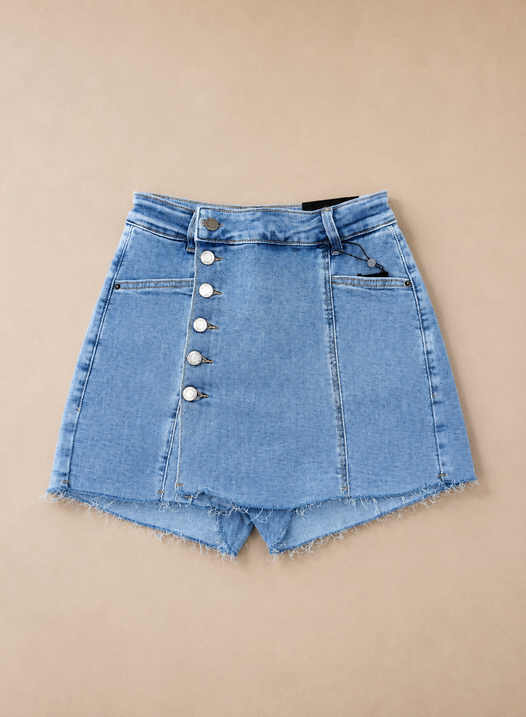 DELILAH denim stretchy skort