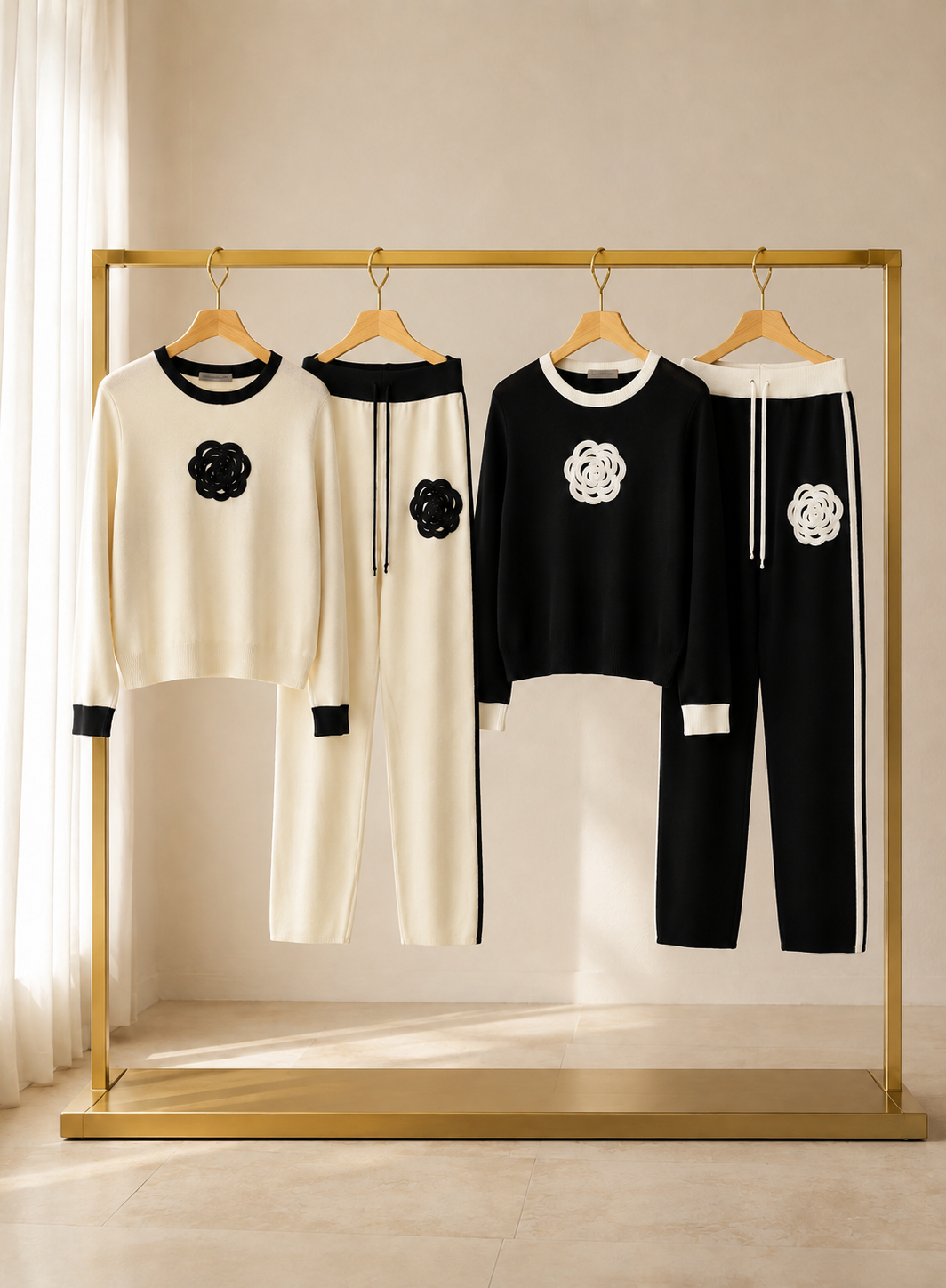 COCO wool knit co-ord